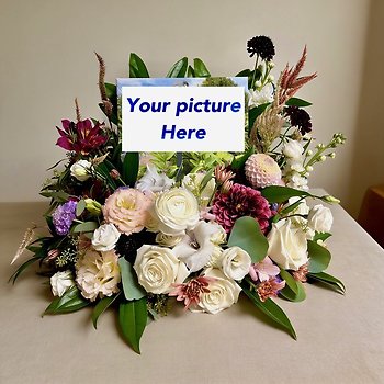 Flower Framed Custom Picture