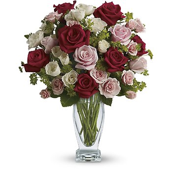 Cupid&#039;s Creation with Red Roses