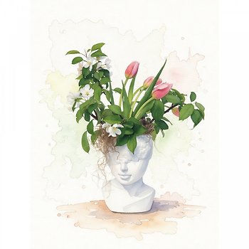 Modern Lady Canvas Print