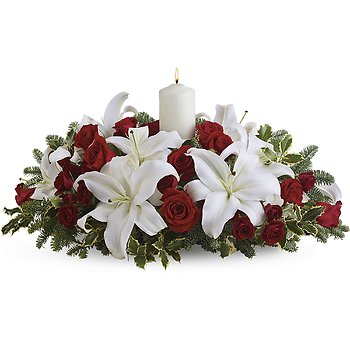 Luminous Lilies Centerpiece