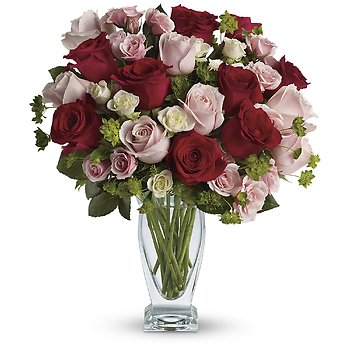 Cupid&#039;s Creation with Red Roses